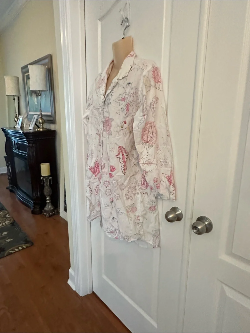 Pine Cone Hill Floral Botanical‎ Cotton Nightshirt Sleep Shirt